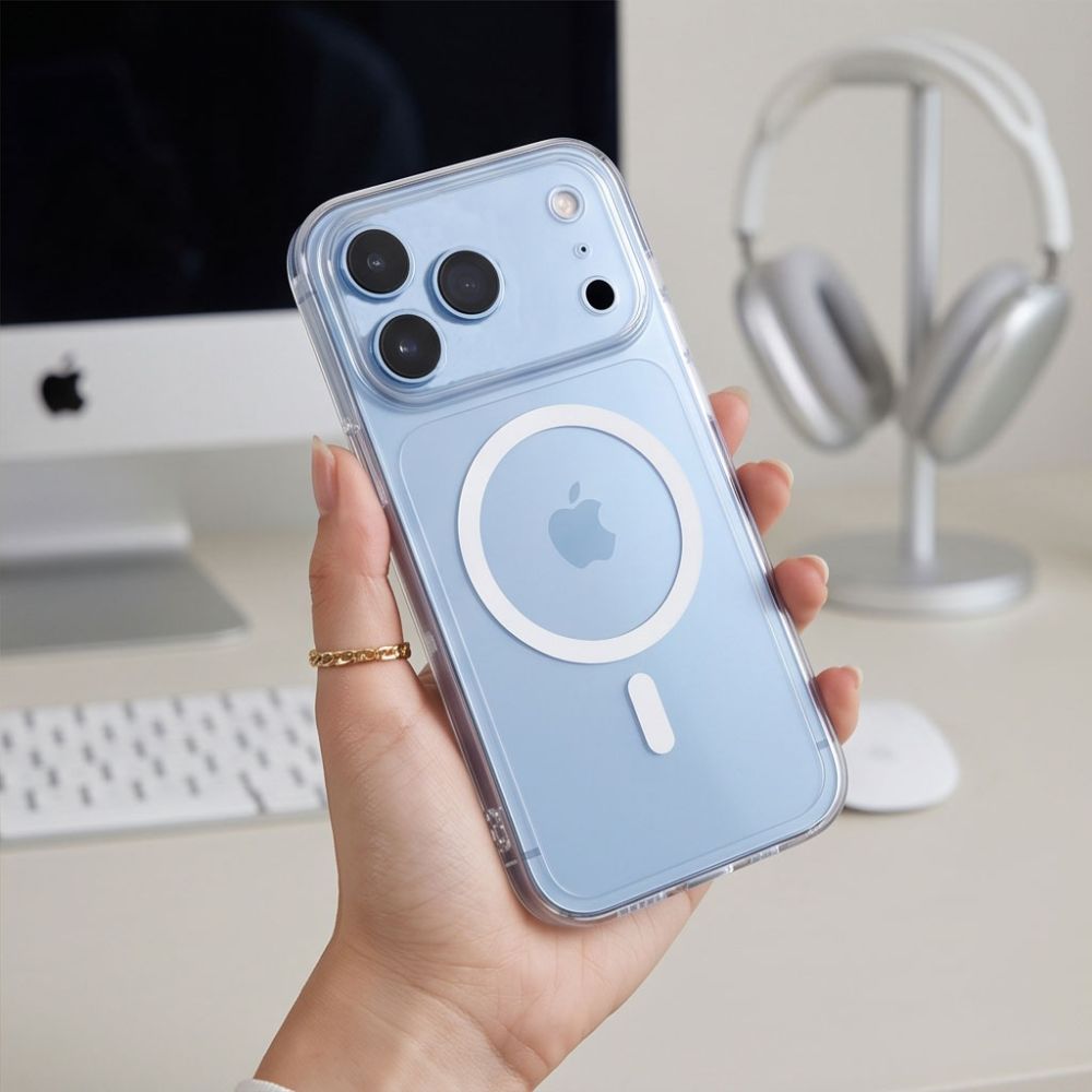 Tech-Protect FlexAir MagSafe-etui til iPhone 17 Pro / 18 Pro – gennemsigtigt