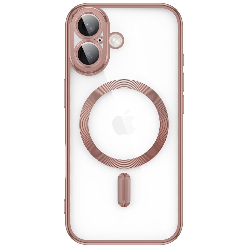Tech-Protect MagFlex-etui til iPhone 17 – gennemsigtig lyserød