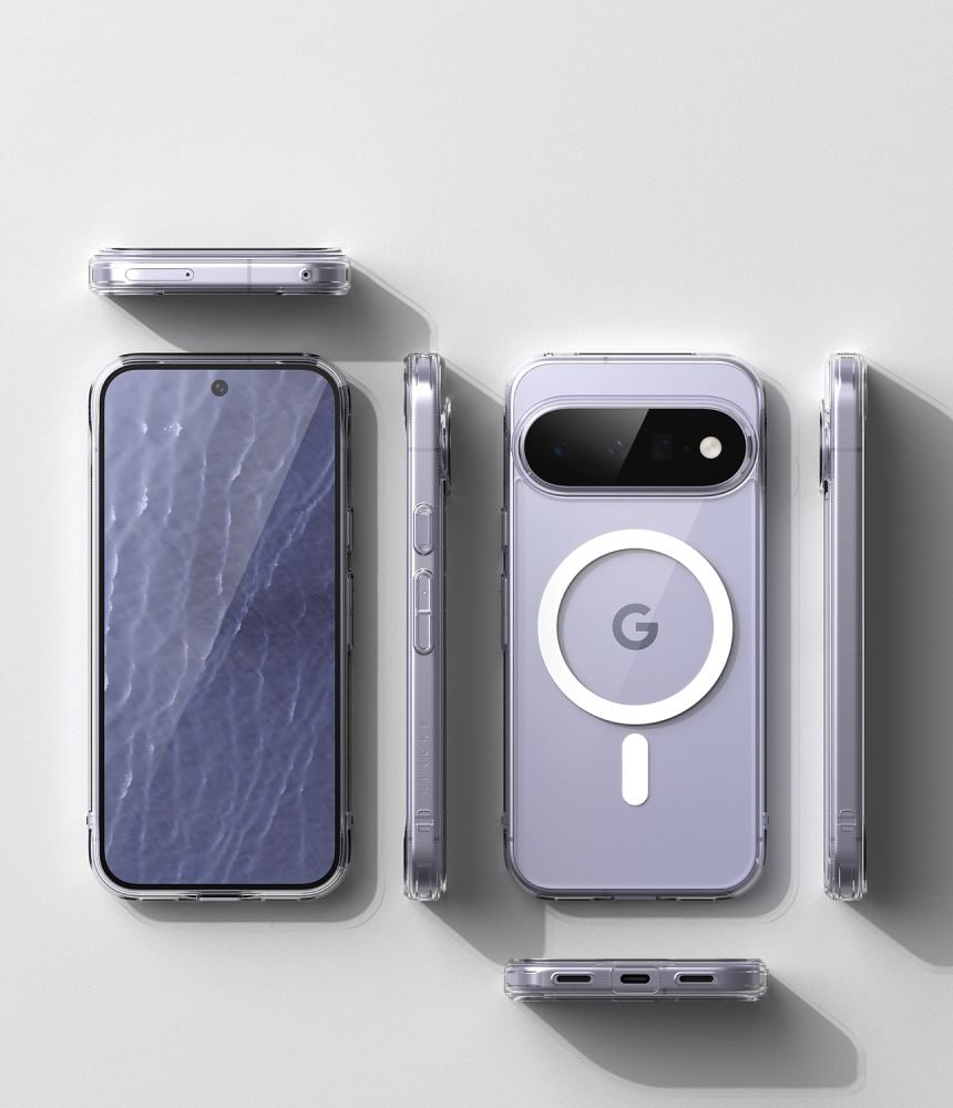 Ringke Fusion magnetisk MagSafe-etui til Google Pixel 11 – gennemsigtigt