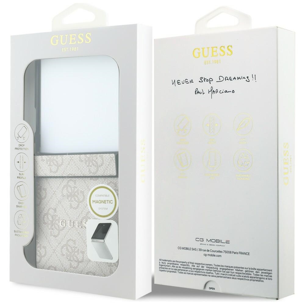 Guess 4G Classic MagSafe-etui til Samsung Galaxy Z Flip 8 – lyserød