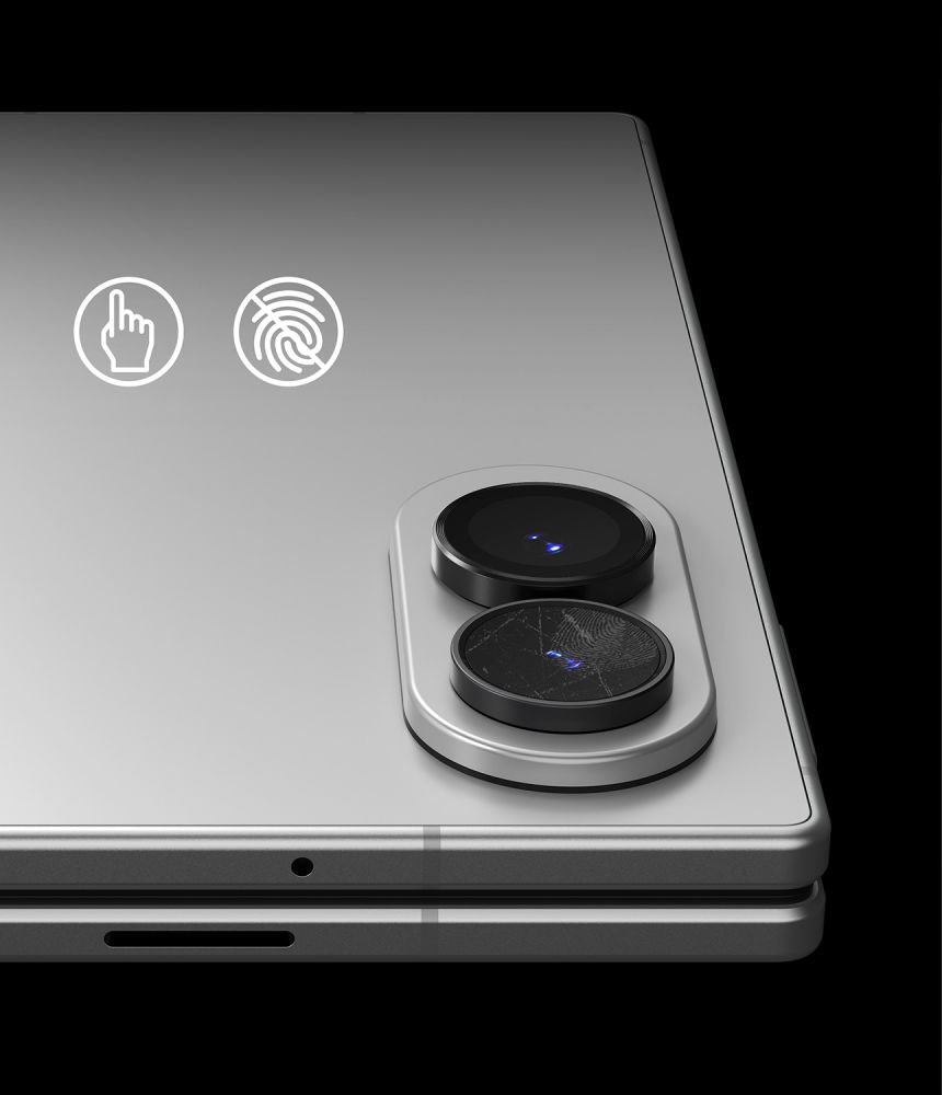 Ringke kamerarammebeskyttelse, 2-pak til Samsung Galaxy Z Fold 8 – sort