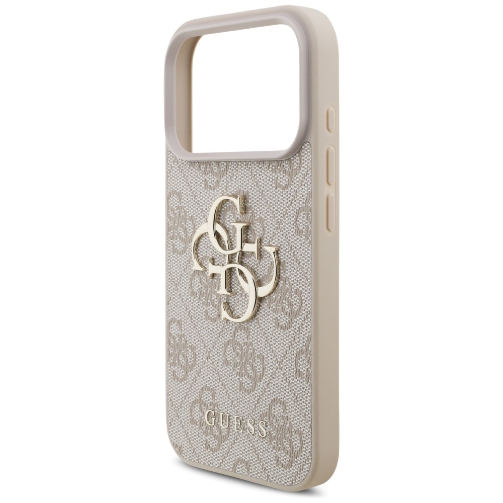 Guess 4G-etui med stort logo til iPhone 17 Pro / 18 Pro – lyserød