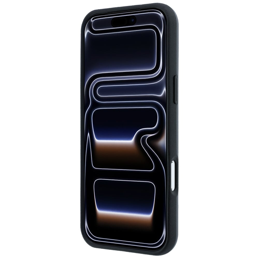 Mercedes 3D MagSafe-etui i læder til iPhone 18 Pro Max / 17 Pro Max – antracit