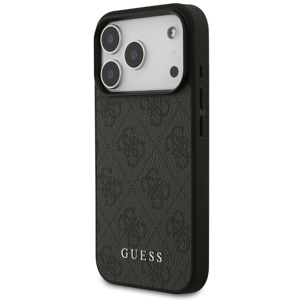 Guess 4G Classic-etui til iPhone 17 Pro / 18 Pro – Sort