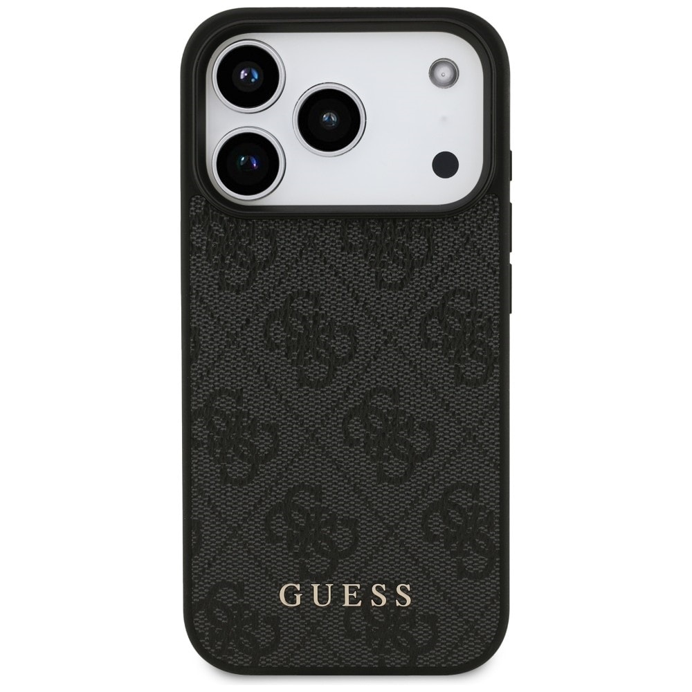 Guess 4G Classic-etui til iPhone 17 Pro / 18 Pro – Sort