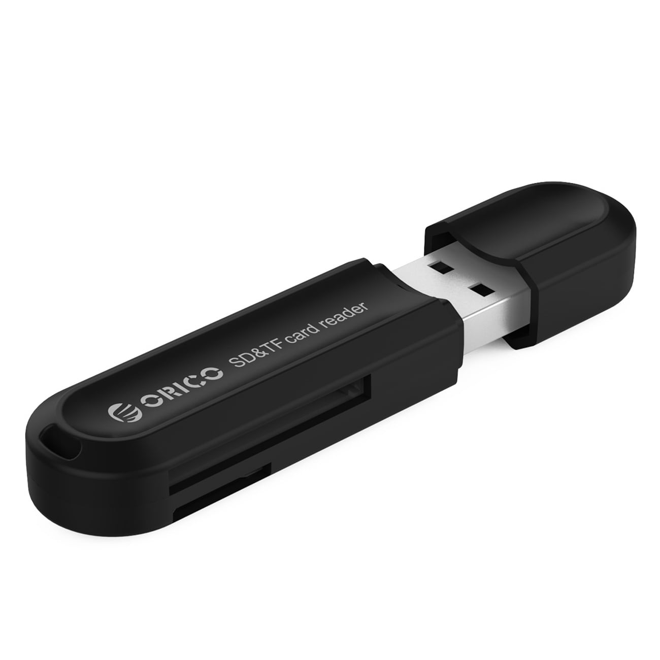 Orico CRS21 USB 3.0 SD- og microSD-kortlæser – sort