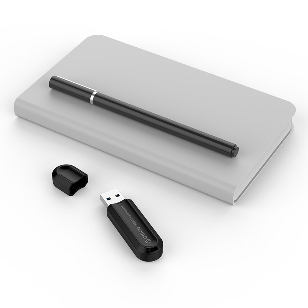Orico CRS21 USB 3.0 SD- og microSD-kortlæser – sort