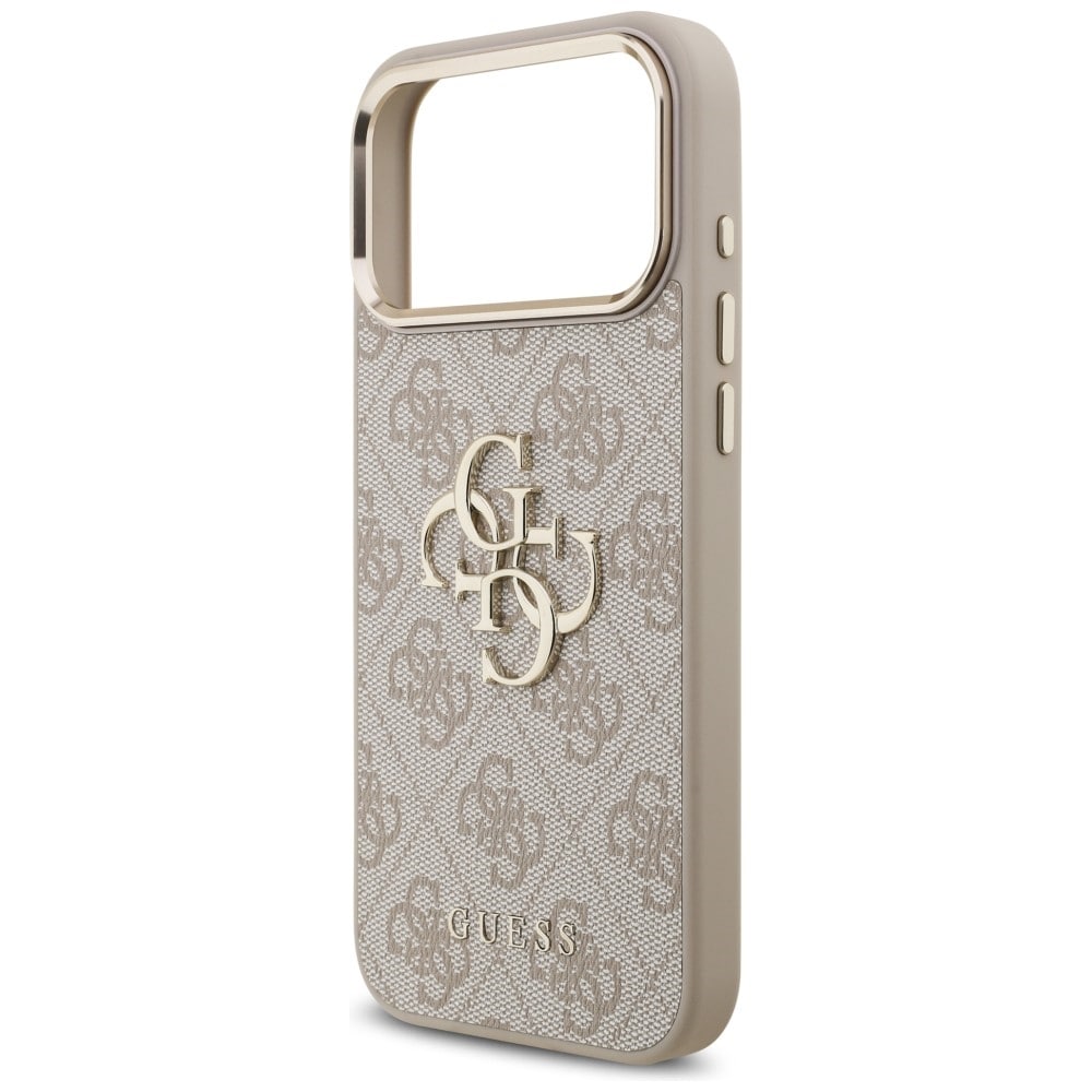 Guess 4G Big 4G Classic Logo-etui til iPhone 17 Pro Max / 18 Pro Max – Rosaguld