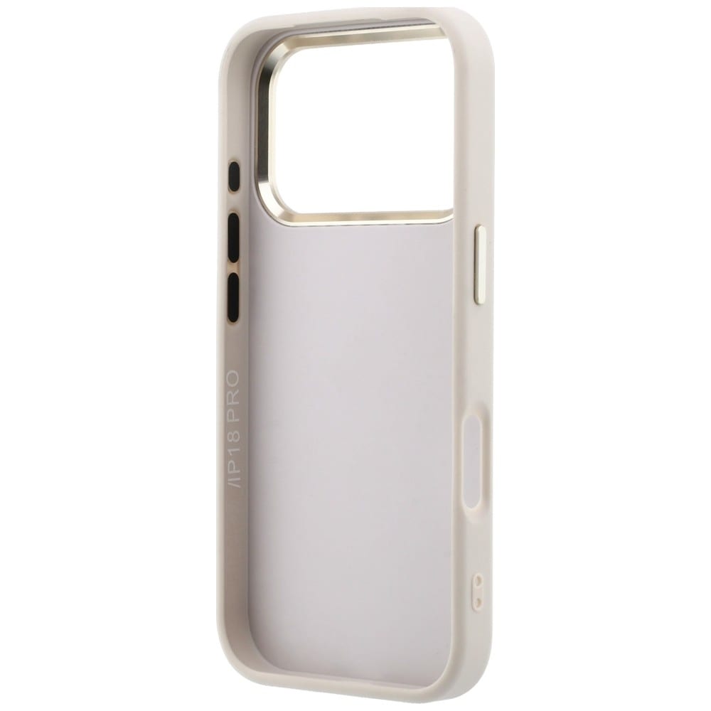 Guess 4G & Big Resin-logo-etui til iPhone 17 Pro / 18 Pro – lyserød