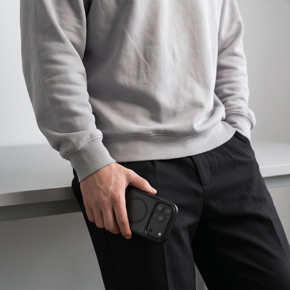 Tech-Protect Defense MagSafe-etui til iPhone 17 Pro Max / 18 Pro Max – mat sort