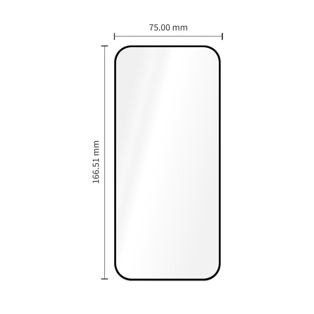 Tech-Protect Glass Fit+ 2-pak hærdet glas til Xiaomi Redmi 17 4G / 5G – Sort