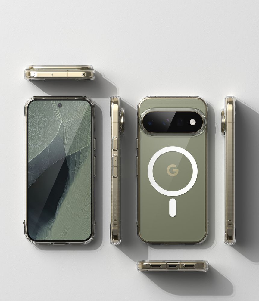 Ringke Fusion magnetisk MagSafe-etui til Google Pixel 11 Pro XL – gennemsigtigt