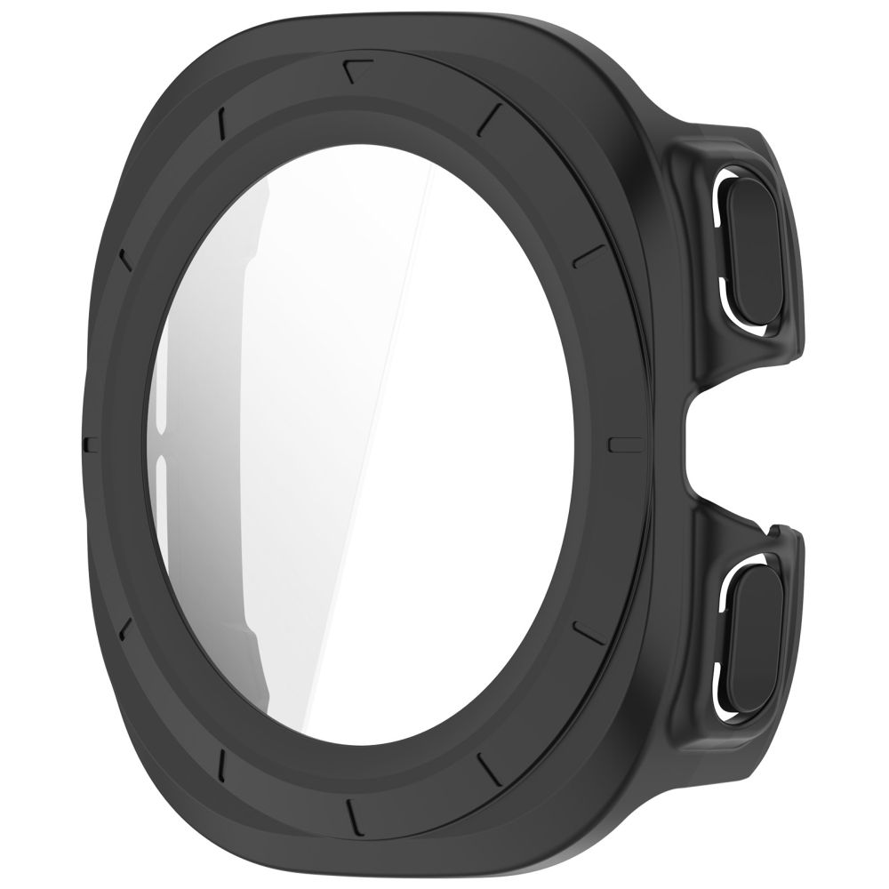 Tech-Protect Defense 2-pak etui til Samsung Galaxy Watch Ultra 47 mm – klar, mat sort