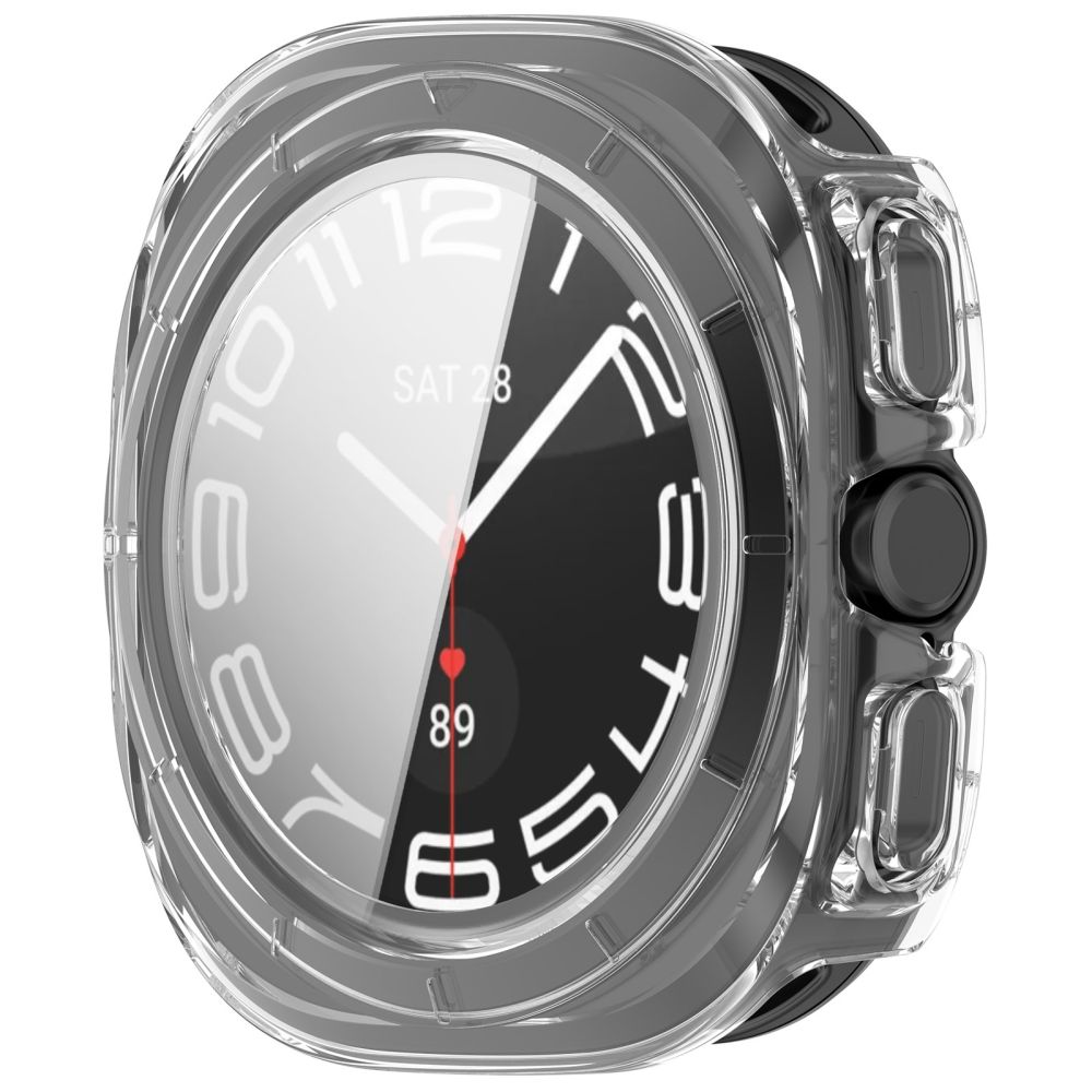 Tech-Protect Defense 2-pak etui til Samsung Galaxy Watch Ultra 47 mm – klar, mat sort