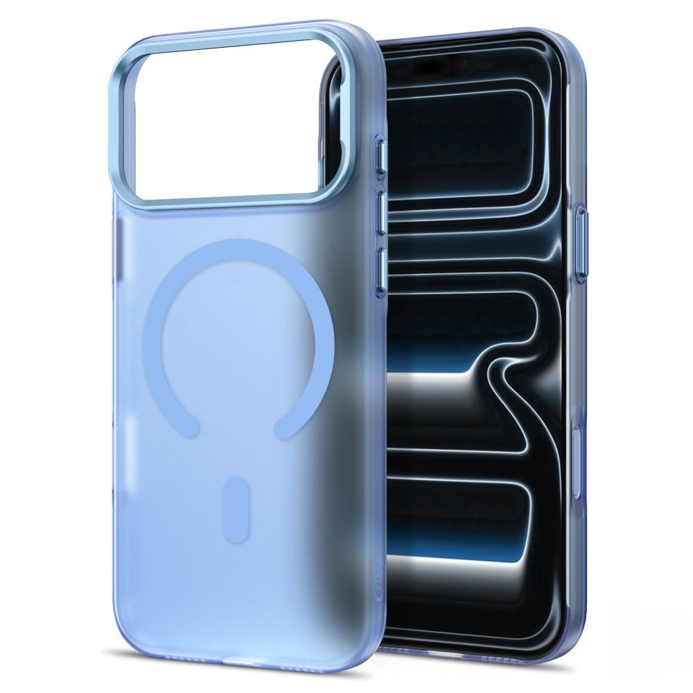Tech-Protect MagZero MagSafe-etui til iPhone 17 Pro Max / 18 Pro Max – lysblå, mat