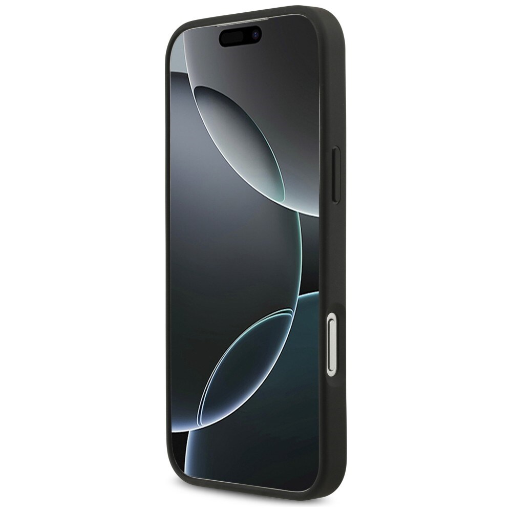 Guess 4G Big Logo-etui til iPhone 17 Pro Max / 18 Pro Max – Sort