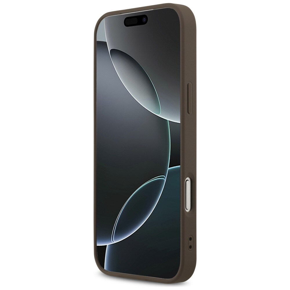 Guess 4G Classic-etui til iPhone 17 Pro Max / 18 Pro Max – Brun