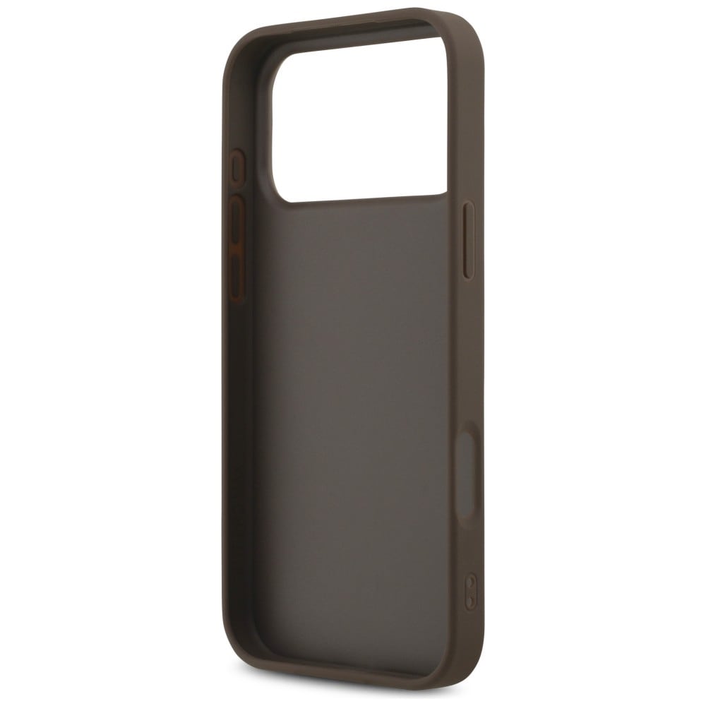 Guess 4G Classic-etui til iPhone 17 Pro Max / 18 Pro Max – Brun