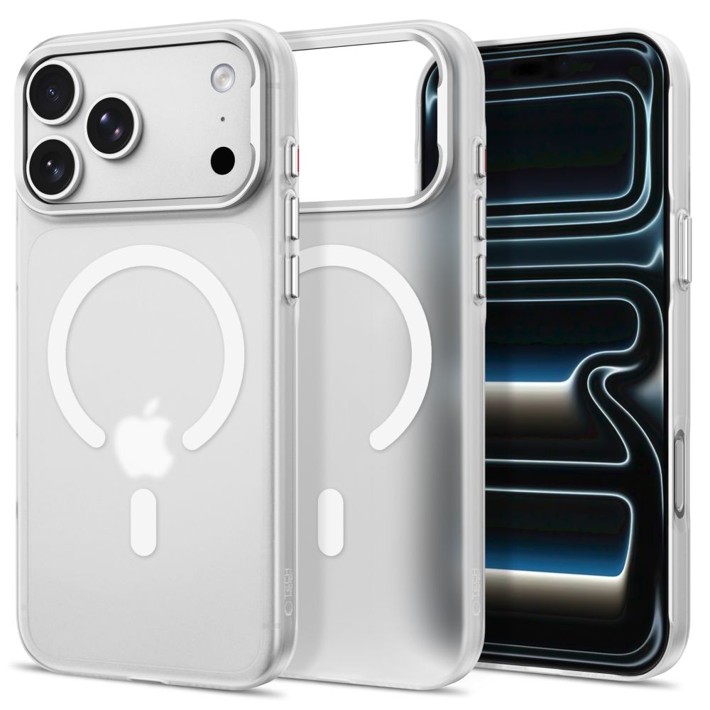 Tech-Protect MagZero MagSafe-etui til iPhone 17 Pro Max / 18 Pro Max – mat hvid