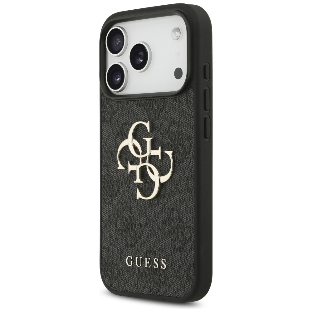 Guess 4G Big Logo-etui til iPhone 17 Pro / 18 Pro – Sort