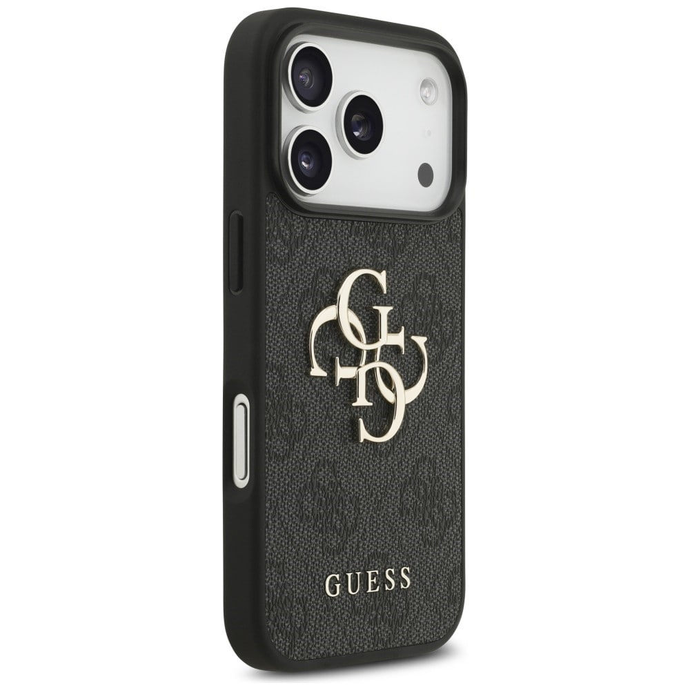 Guess 4G Big Logo-etui til iPhone 17 Pro / 18 Pro – Sort