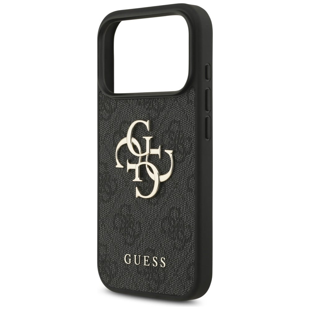 Guess 4G Big Logo-etui til iPhone 17 Pro / 18 Pro – Sort