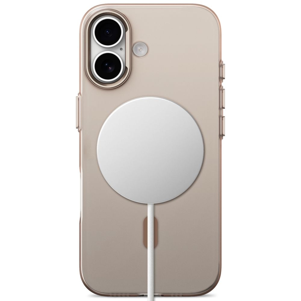 Tech-Protect MagZero MagSafe-etui til iPhone 17 – beige-brun, mat