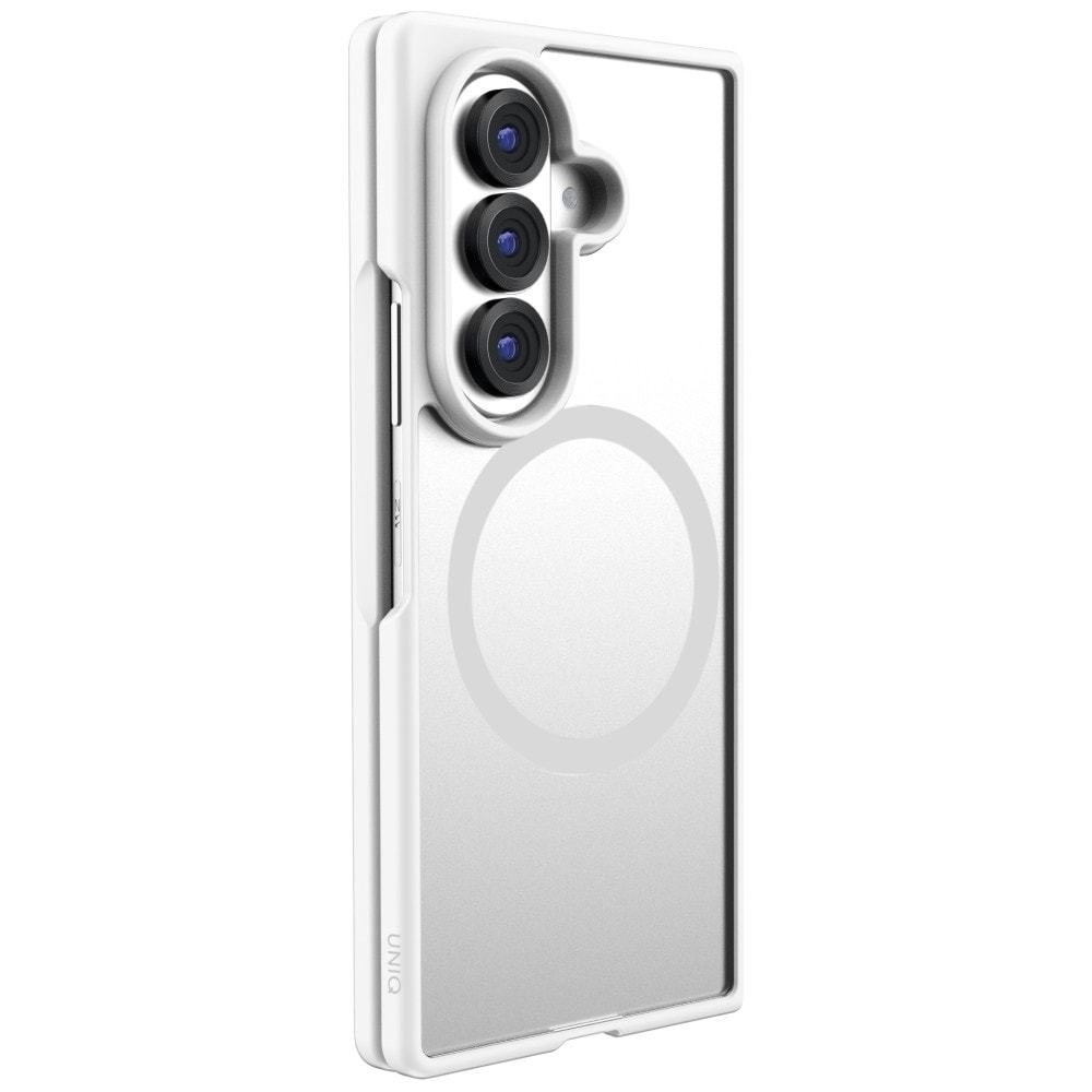 Uniq Veren AF Magclick-opladningsetui til Samsung Galaxy Z Flip 8 – hvid