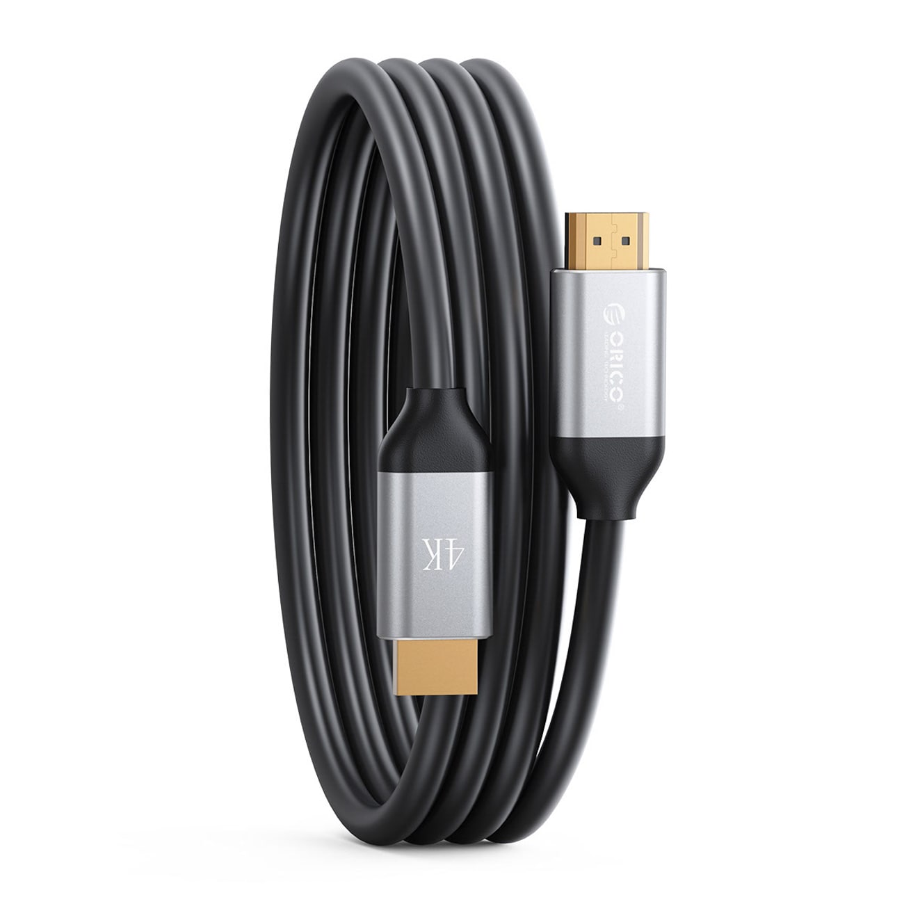 Orico H4Y1 HDMI 2.0 4K 60 Hz HDMI-kabel, 2 m – sort