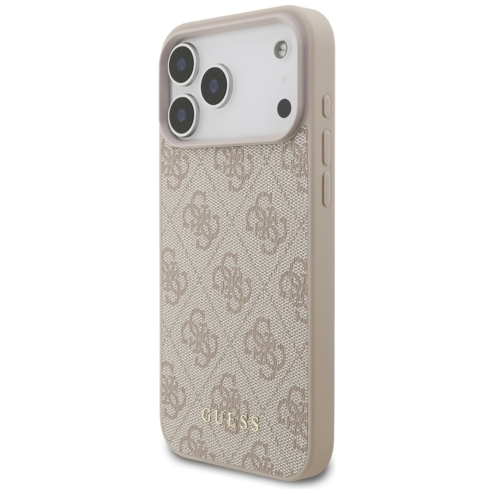 Guess 4G Classic-etui til iPhone 17 Pro Max / 18 Pro Max – lyserød