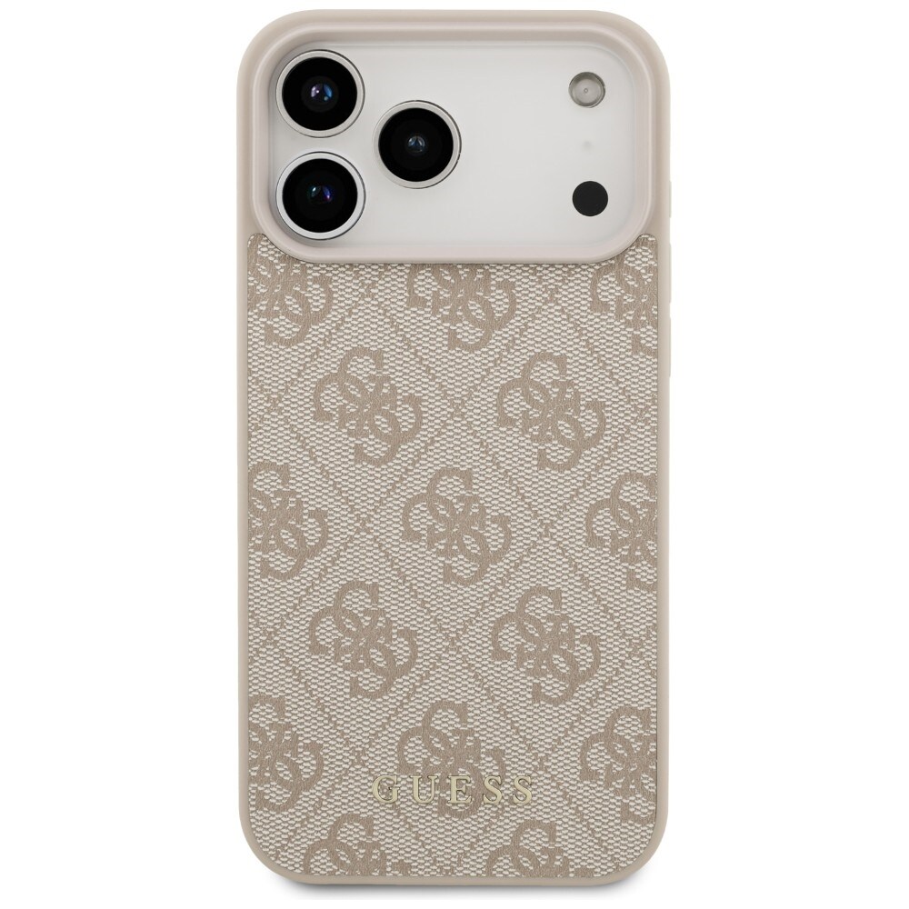 Guess 4G Classic-etui til iPhone 17 Pro Max / 18 Pro Max – lyserød
