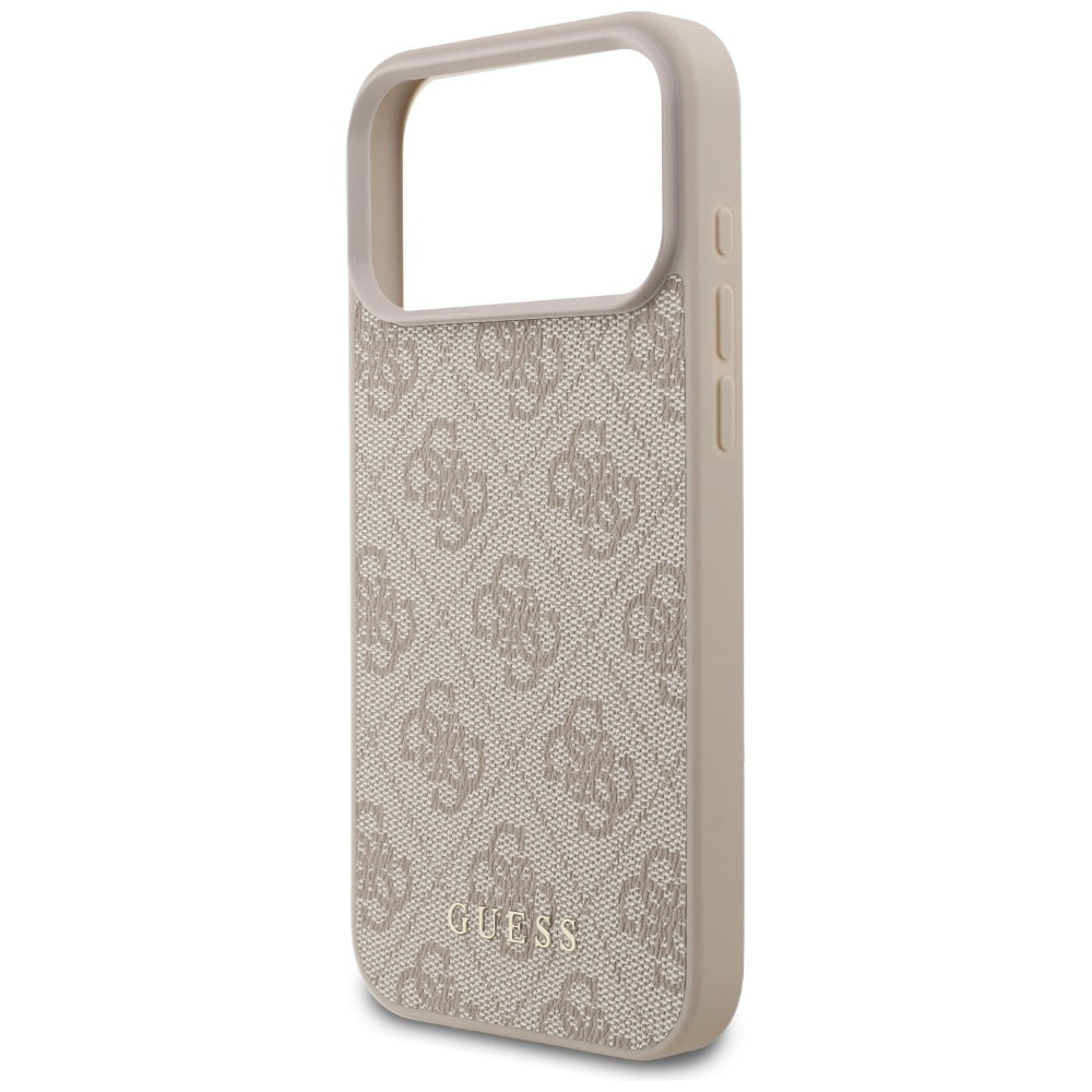 Guess 4G Classic-etui til iPhone 17 Pro Max / 18 Pro Max – lyserød