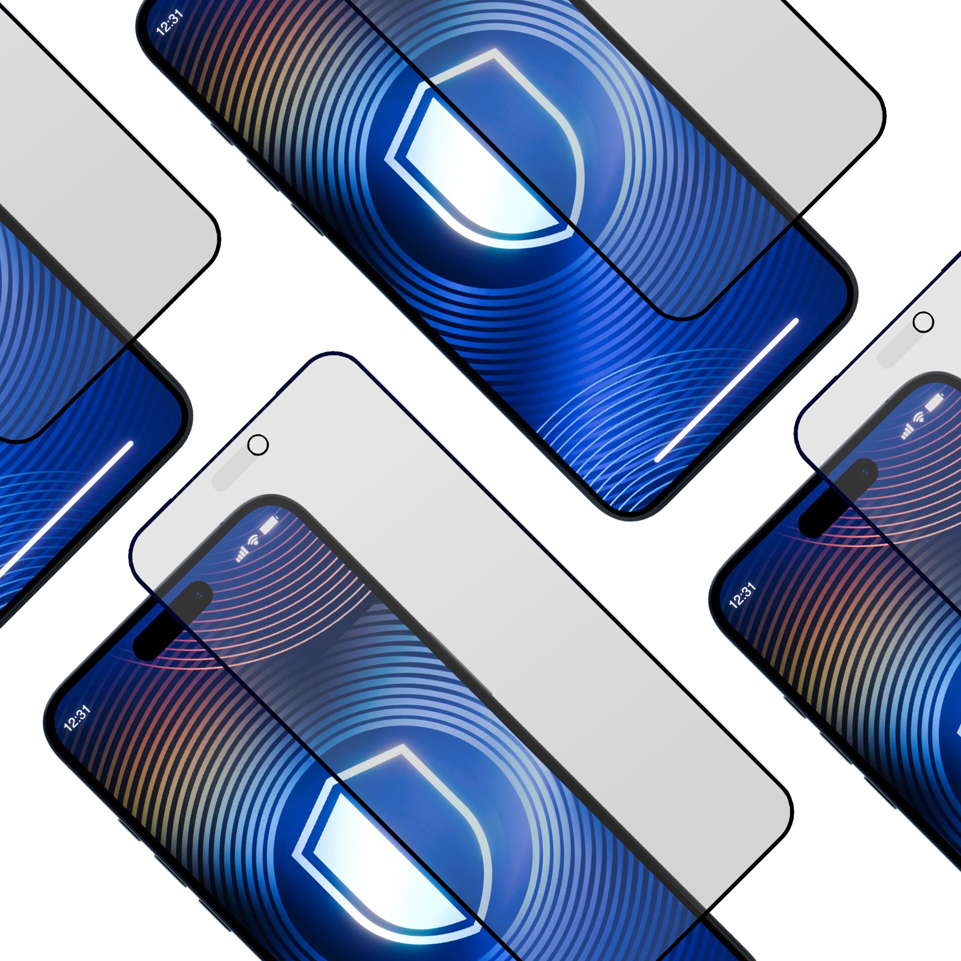 3mk HardGlass Matt Max Privacy hærdet glas til iPhone 18 Pro Max