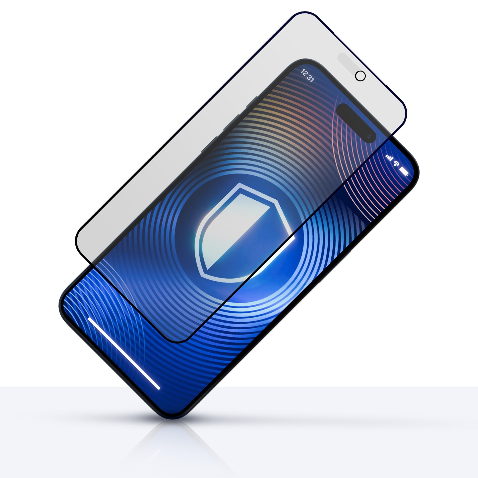 3mk HardGlass Matt Max Privacy hærdet glas til iPhone 18 Pro Max