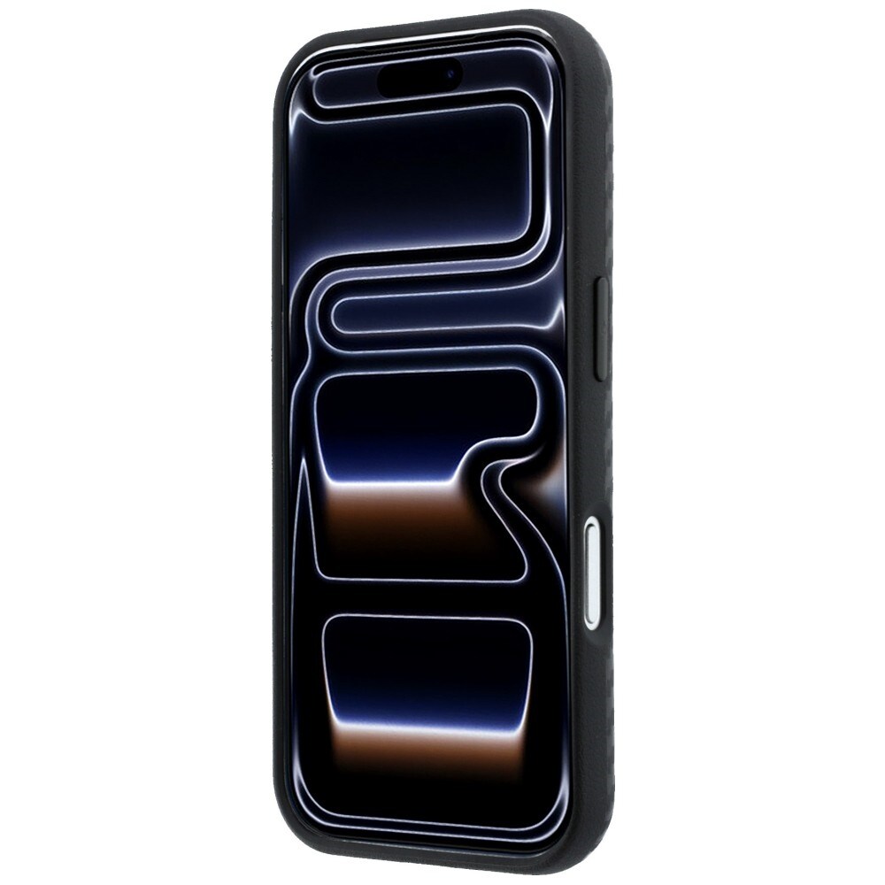 BMW M Carbon Metal-logo MagSafe-etui til iPhone 17 Pro / 18 Pro – Sort