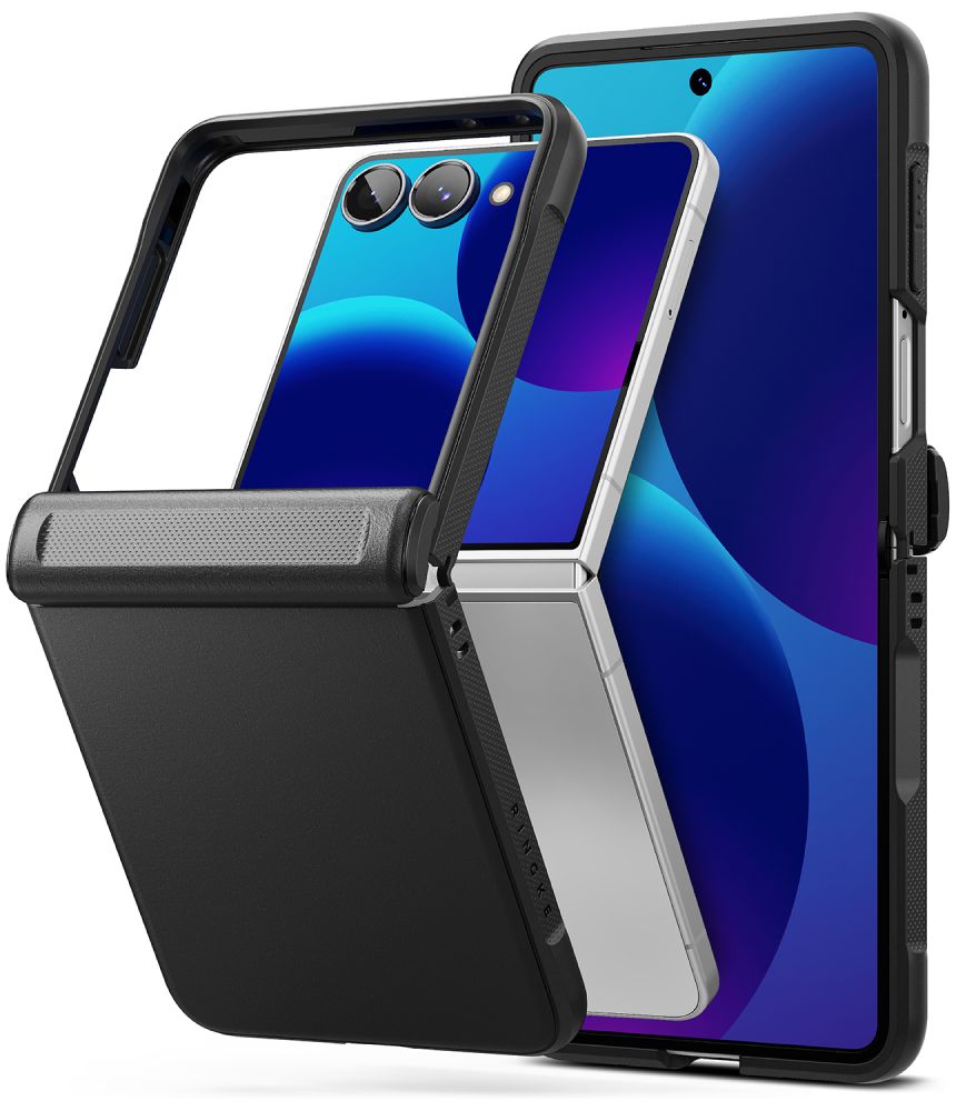 Ringke Onyx Flap-etui til Samsung Galaxy Z Flip 8 – Sort