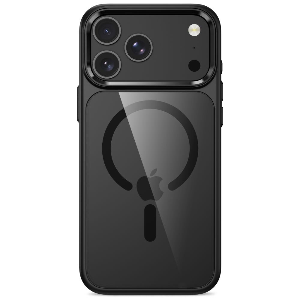Tech-Protect Magmat Magsafe CC-etui til iPhone 17 Pro / 18 Pro – gennemsigtig sort