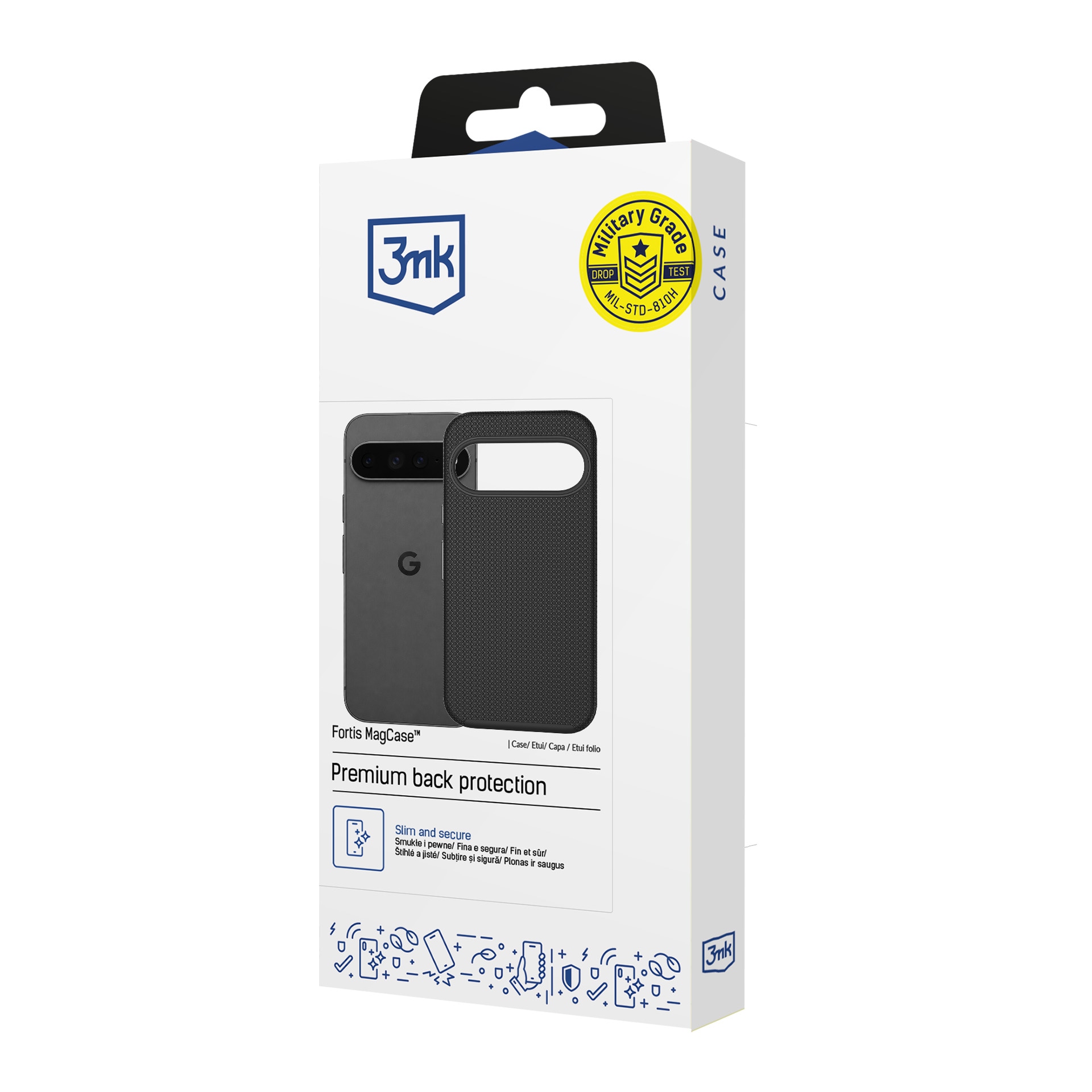 3mk Fortis MagCase til Google Pixel 11 – sort