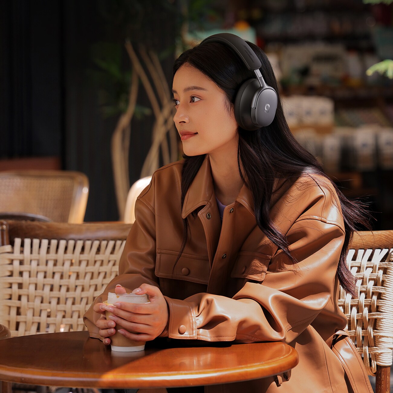 Baseus Inspire XH1 trådløse hovedtelefoner med lyd fra Bose, ANC og Dolby Audio – Black Hole