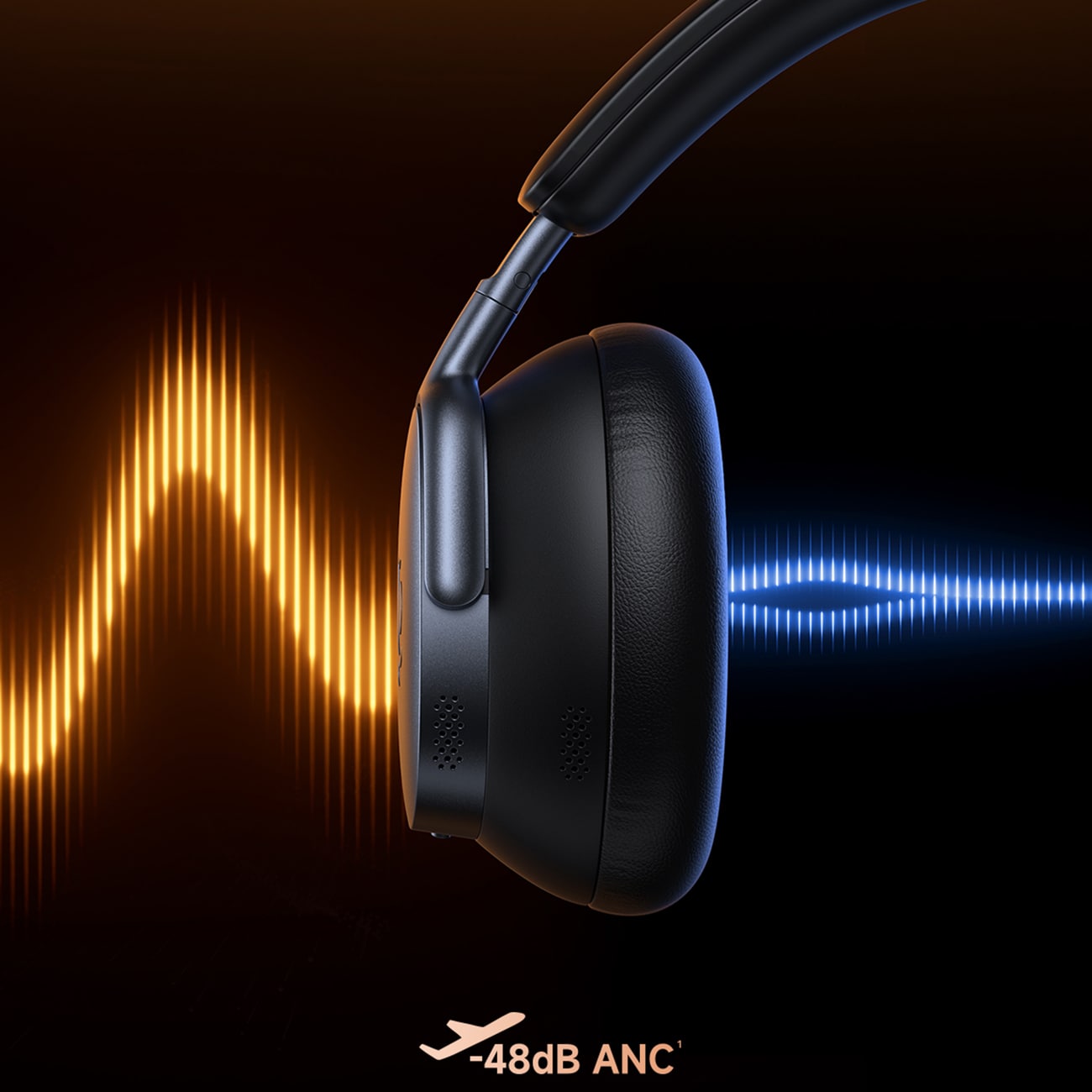Baseus Inspire XH1 trådløse hovedtelefoner med lyd fra Bose, ANC og Dolby Audio – Black Hole