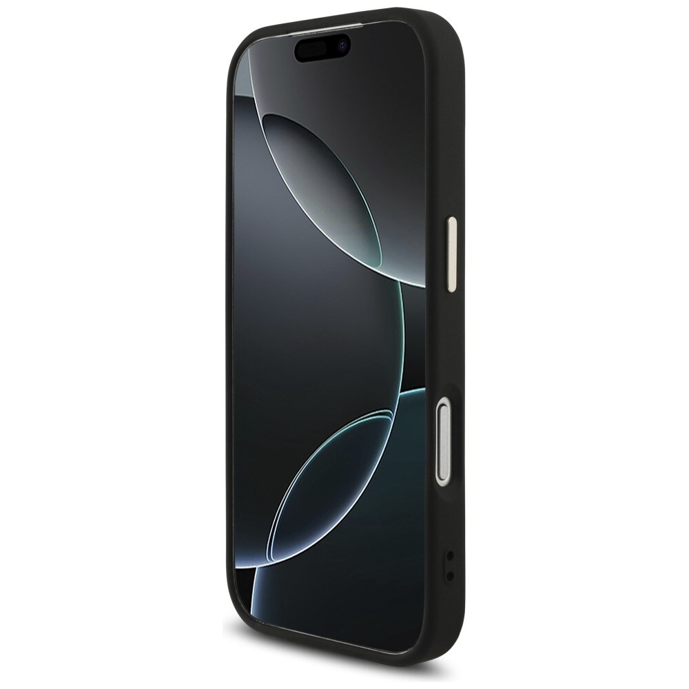 Guess 4G Big 4G Classic Logo-etui til iPhone 17 Pro / 18 Pro – Sort og guld