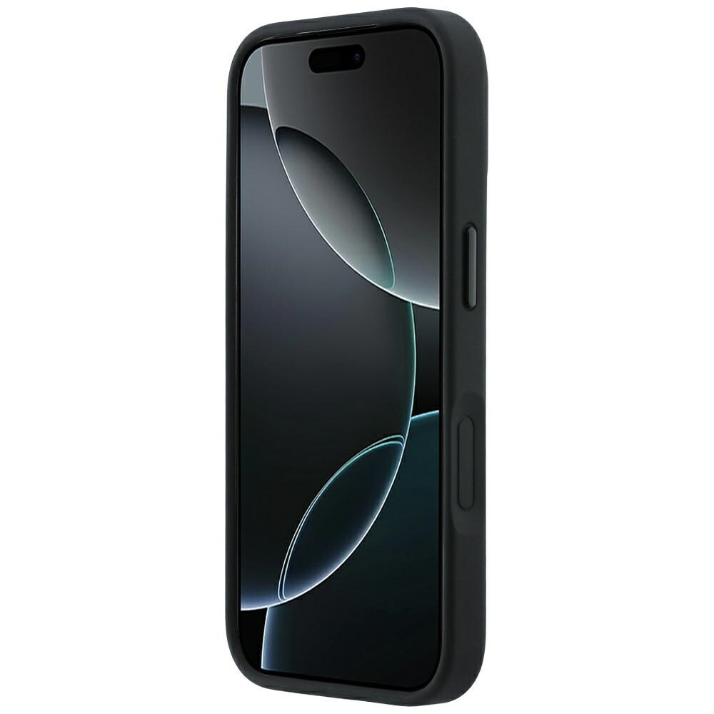 Mercedes læderetui med krydsende linjer og MagSafe til iPhone 17 Pro Max / 18 Pro Max – burgunder