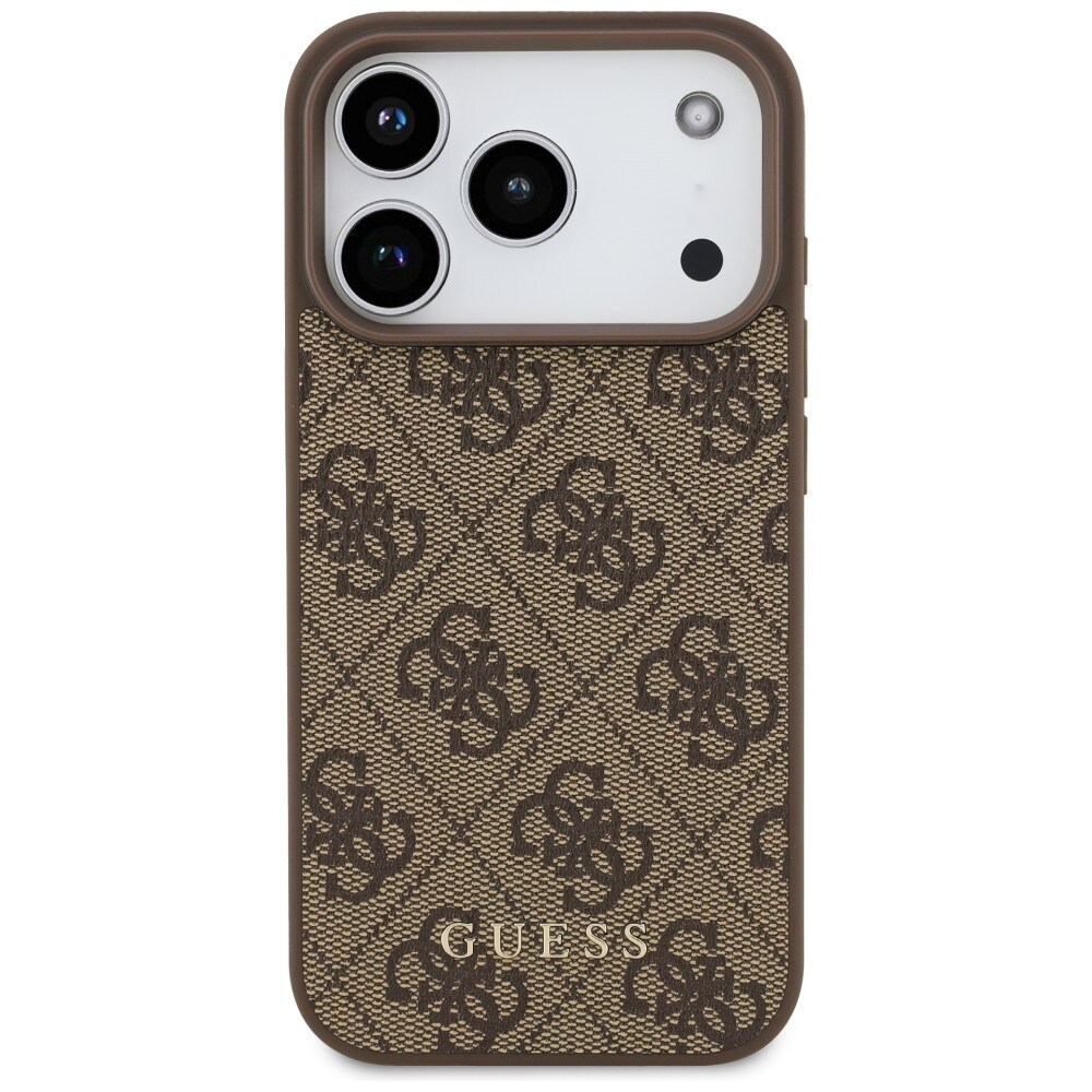 Guess 4G Classic-etui til iPhone 17 Pro / 18 Pro – Brun