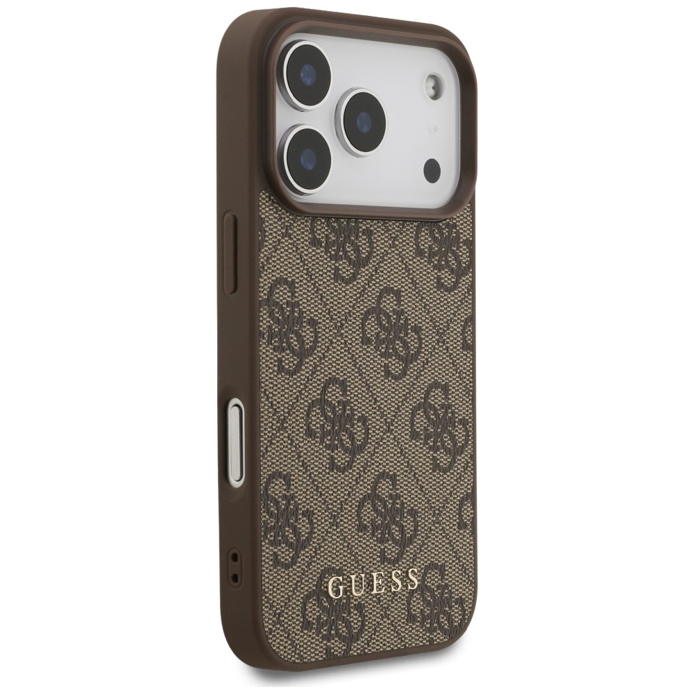 Guess 4G Classic-etui til iPhone 17 Pro / 18 Pro – Brun