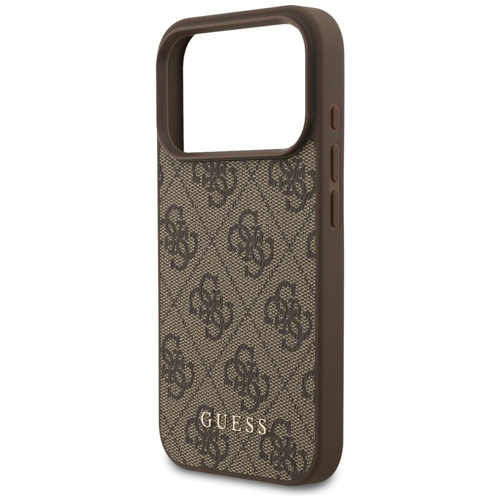 Guess 4G Classic-etui til iPhone 17 Pro / 18 Pro – Brun