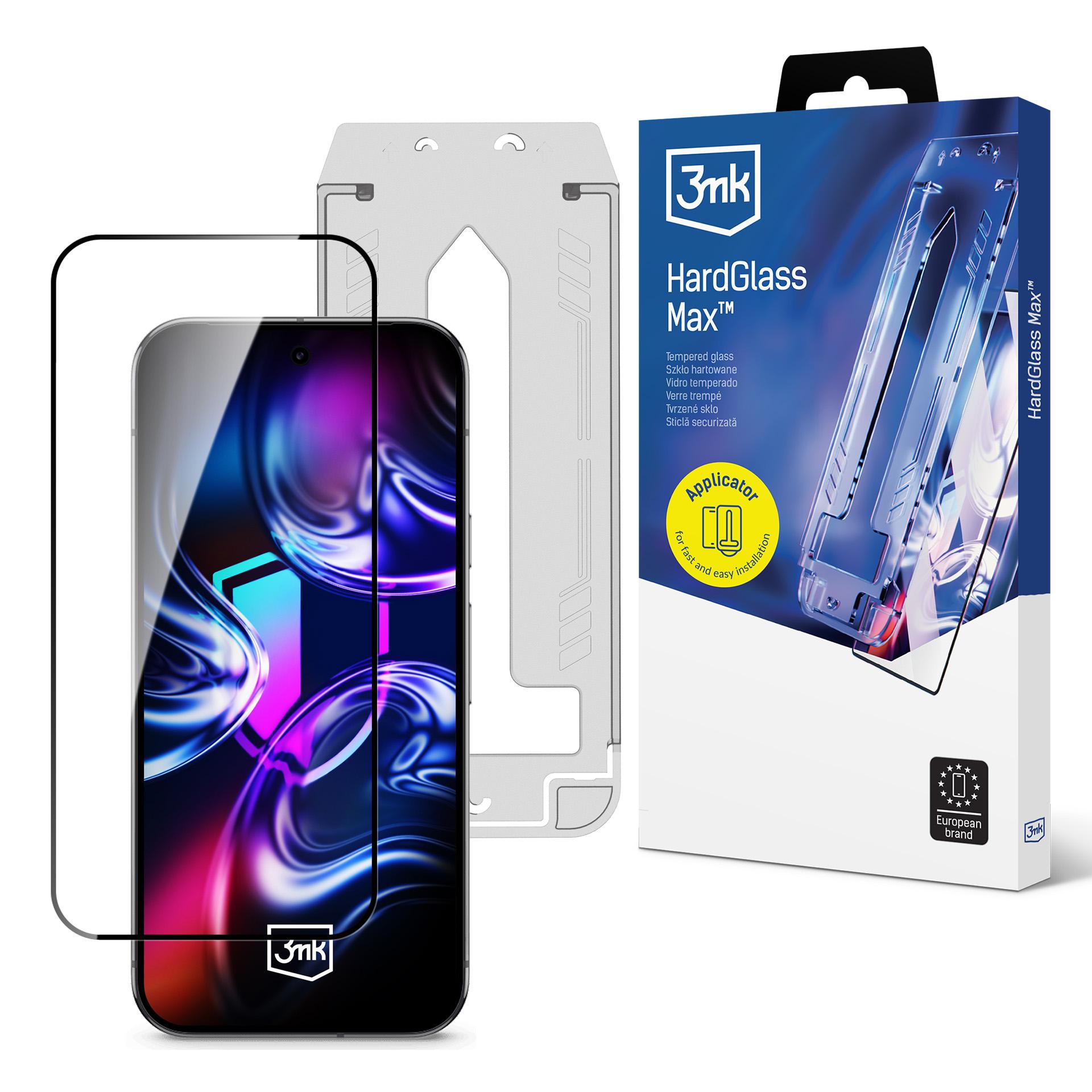 3mk Hardglass Max hærdet glas til Google Pixel 10 / 10 Pro / 11 / 11 Pro