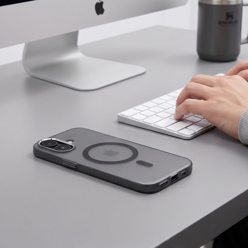 Tech-Protect MagZero MagSafe-etui til iPhone 17 – mat sort