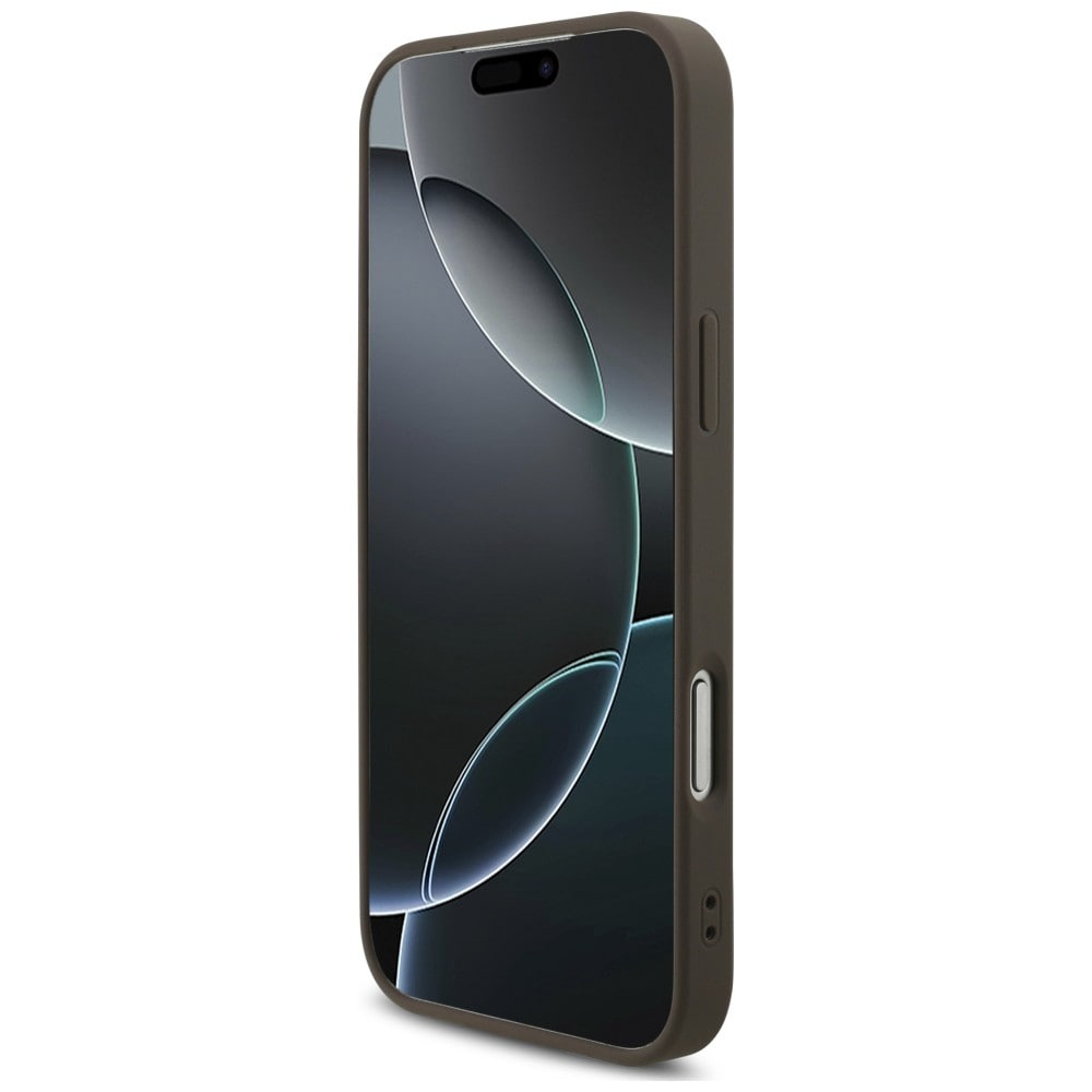 Guess 4G Big Logo-etui til iPhone 17 Pro / 18 Pro – Brun