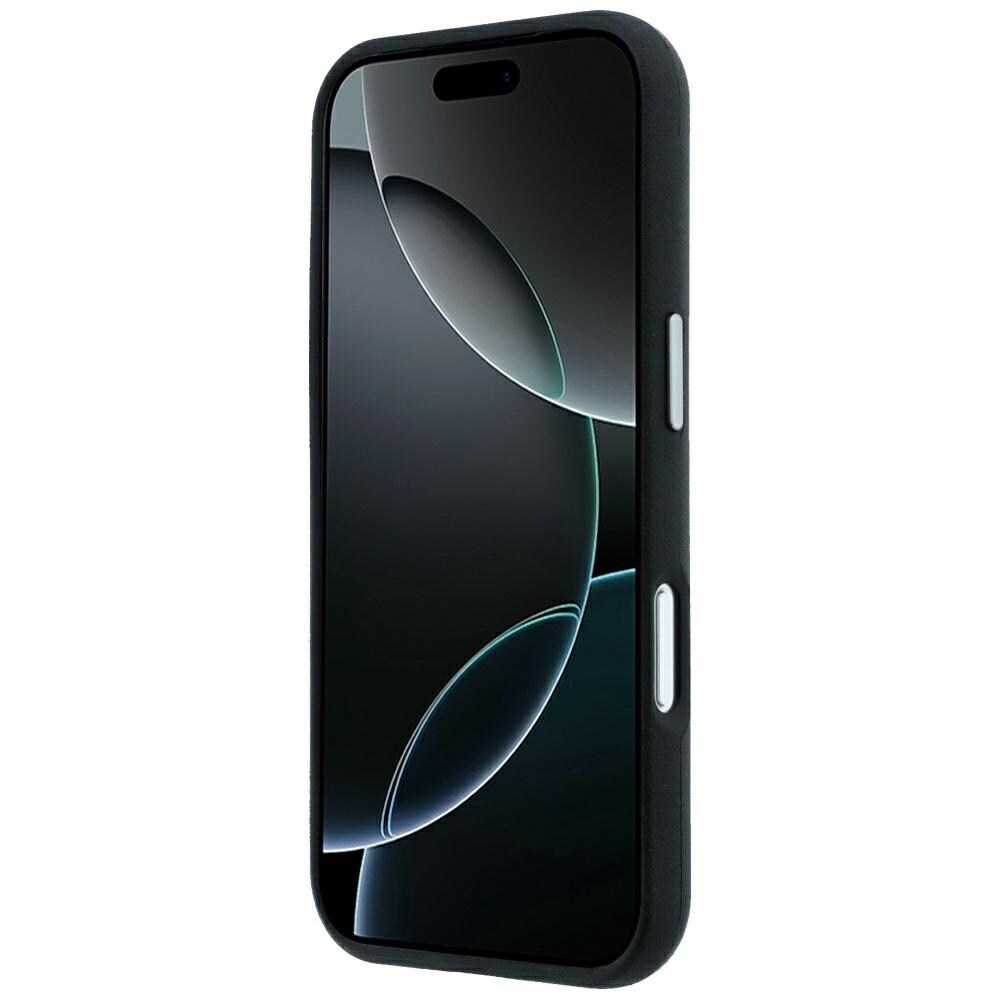 Mercedes læderetui delvis omslutning, Iconic Line m. MagSafe til iPhone 18/17 Pro Max – Sort