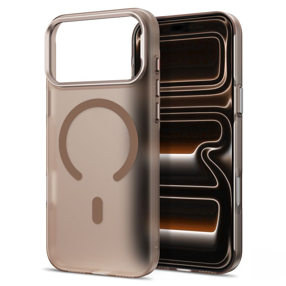 Tech-Protect MagZero MagSafe-etui til iPhone 17 Pro / 18 Pro – brun, mat